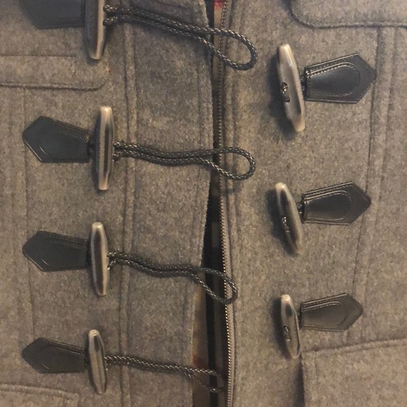 Burberry Wool Coat with Fur Hood